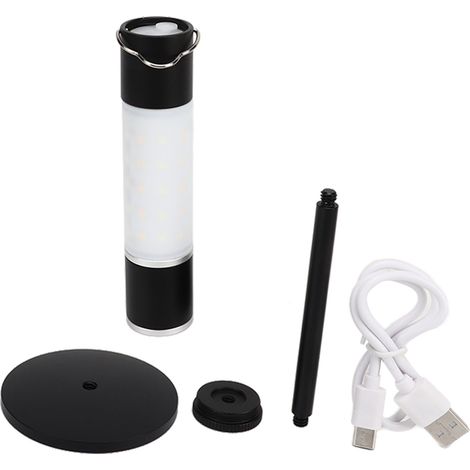 Lampe de camping en alliage d'aluminium, amovible, portable, avec support à suspendre pour éclairage extérieur (1/5)