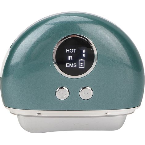 Appareil de massage du visage Gua Sha électrique à lumières colorées et micro-courant vert (1/5)