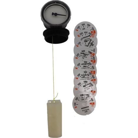 Renson – Jauge de niveau universelle pour cuve 750L à 2000L – Flexible 5/16'' 20M – Pour espaces confinés – Support pour cuve