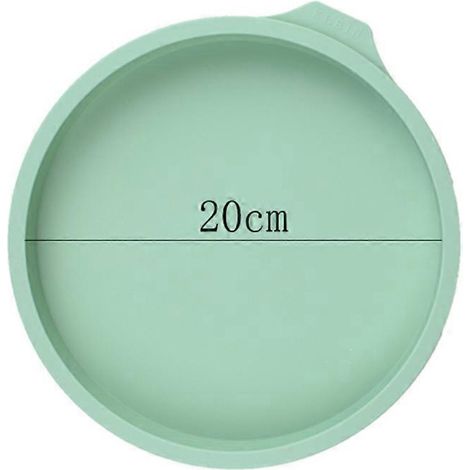 Ensemble d'ustensiles de pâtisserie : moules ronds en silicone, adaptés à la confection de gâteaux maison, ensemble de 3 pièces. (1/5)