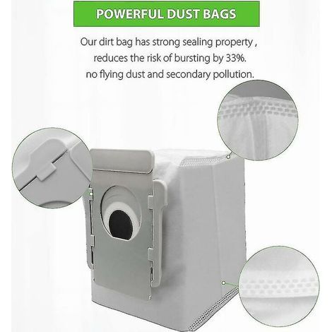 Sacs sous vide pour Irobot Roomba J7 J7 +,i7, I7 +, I3 +,i6 +,s9(9150), 10 pièces (1/4)