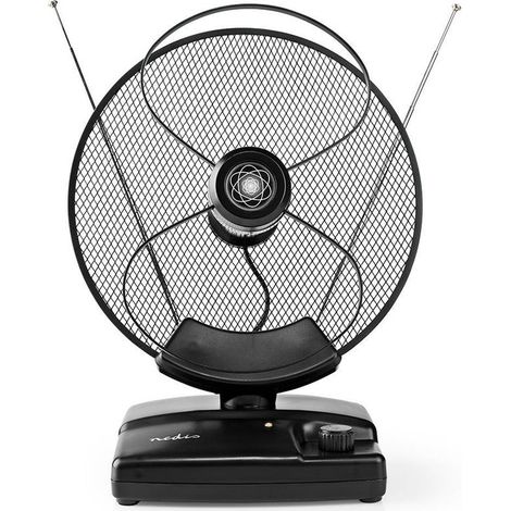 Antena interior activo fmuhfvhf rango de recepcion 0 25 km lte700 ganancia 36 db ganar control abs negro