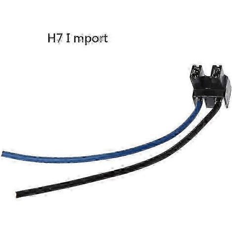 1 unidad de adaptador de corriente para portalámparas halógenas H7 para coche, conector de enchufe, arnés de cableado SZRH AS