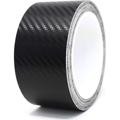 Bandes adhesives décoratives pour auto voiture moto bateau modélisme nombreux coloris longueur 10m ruban adhésif (Carbone noir, 30mm) (1/5)