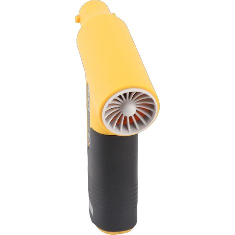 Ventilateur turbo mini nomade 130000 tr/min puissant à main souffleur d'air pour séchage poils animal rafraîchissement sportif ABS 3000mAh 3 accessoires (1/5)