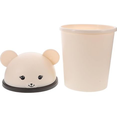 poubelle en plastique avec couvercle basculant capacité de