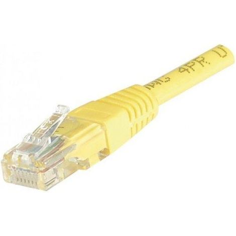Cordon RJ45 U/UTP CAT 6 Jaune - 3,00m (1/3)