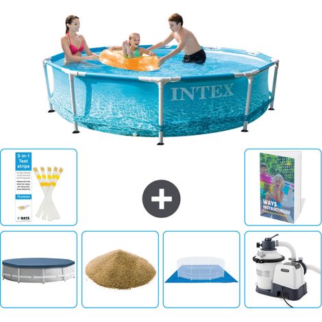 Frame Pool Rund - 305x76 cm - 7-teilig S158