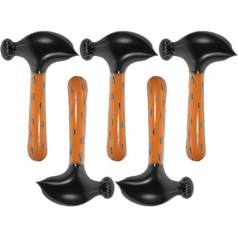 Lot de 5 marteaux gonflables décoratifs pour fête à la piscine, jouet amusant pour enfants (1/2)