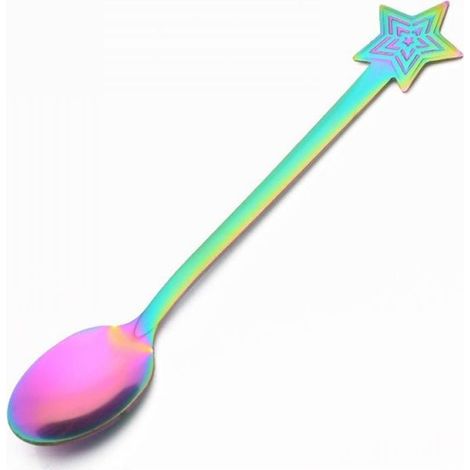 Cuillère À Café - En Acier Inoxydable - Dorée - Forme De Bonhomme De Neige - Pour Café Dessert Ou Cocktail - 1 Pièce (1/5)