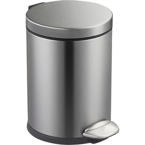Eko Treteimer Luna 5 l Anti-Fingerprint,Kosmetikeimer Badeimer Abfalleimer (1/3)