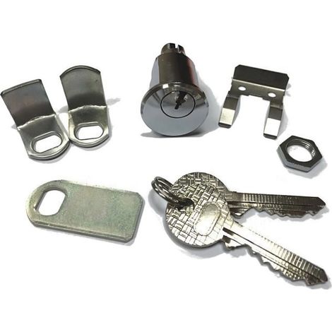 Serrure De Boîte Aux Lettres ToniTec – Cylindre à Levier, 2 Clés Incluses, Fixation Facile