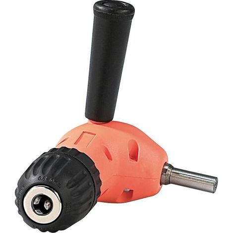 Mandrino angolare 90° per trapano avvitatore mandrino autoserrante 10mm 3/8" (1/5)