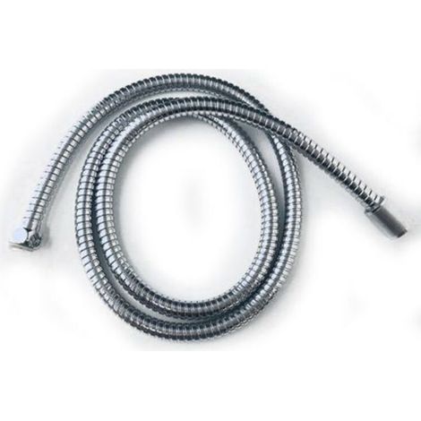 Tuyau Flexible Douche Ecoflex Double Sertissage en Acier Inox 150 cm (1/2)