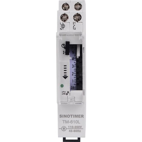 Interruttore orario per binario DIN intelligente Interruttore di controllo temporizzato Relè temporizzato TM610L 220V per illuminazione stradale