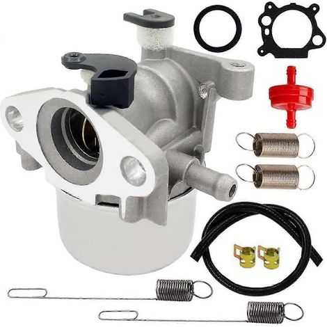 Kit carburateur 675 190cc compatible avec les tondeuses à gazon poussées Briggs & Stratton 6,25 CV et 6,75 CV (références : 799866, 790845, 799871, 796707, 794304) et Toro Craftsman (référence : 0621) (1/4)