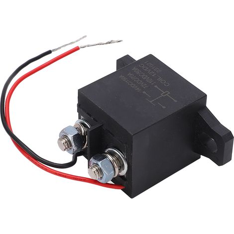 Relais de démarrage automobile sensible normalement ouvert, bobine 12V DC, tension de commutation 14V/72V/110V DC, pour préchauffage et démarrage moteur. (1/5)