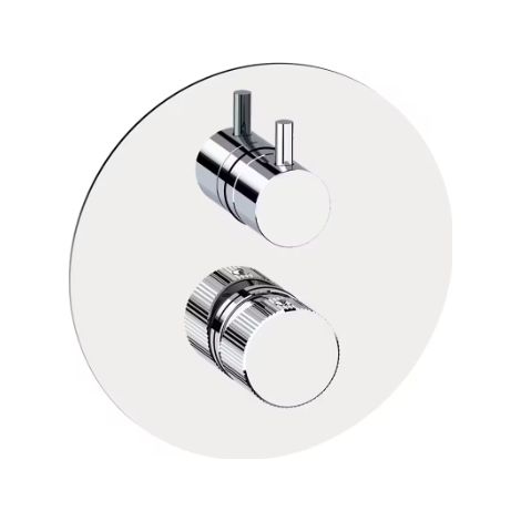Kit extérieur mitigeur encastré douche 3 sorties. Paffoni série Jo JOBOX019CR Chromé (1/2)