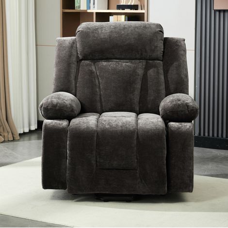 Sillón relax elevable masaje y calor tela OKMYHOME (1/5)