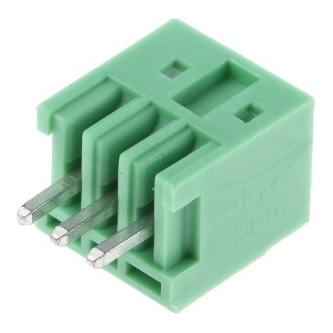 Embase pour CI Phoenix Contact, MCV 0.5/ 3-G-2.5, 3 pôles , 2.5mm 1 rangée, 4.0A, Droit