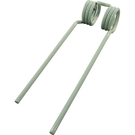 La dent de faneuse, à gauche, est compatible avec le modèle Pöttinger 436150KR. (1/2)