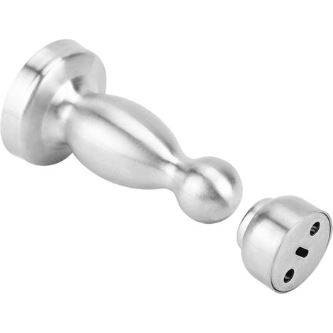 Set mit 1 magnetischem Türstopper aus Edelstahl, robust und dick, stoßfest, solide Türbefestigung