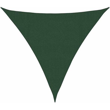 Maison Exclusive - Sonnensegel 160 g/m² Dunkelgrün 4x4x4 m HDPE (1/5)