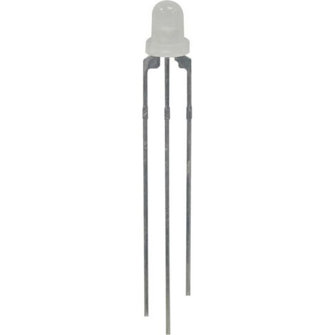 Kingbright L-115VGYW LED mehrfarbig Grün, Gelb Rund 3 mm 30 mcd, 24 mcd 60 ° 24 mA 2.2 V, 2.1 V