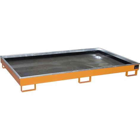 Bauer Regalwanne mit PE-Einsatz RW 2200-1 PE, lackiert, Gelborange
