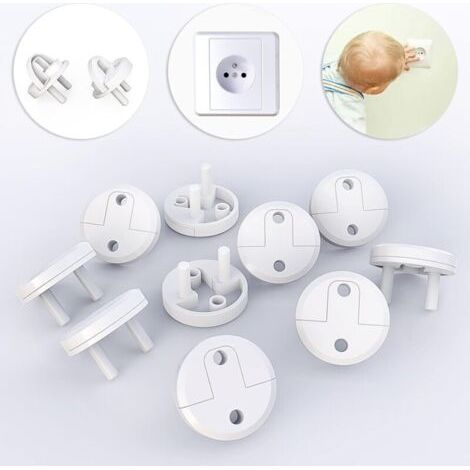 20pcs Caches Prises Franaises Cache Prise Bébé Amovible [ Sans Clef Ni Adhésif ] Nouvelle Génération Originale Sécurité Domestique Et Puériculture Pour Protection Prise