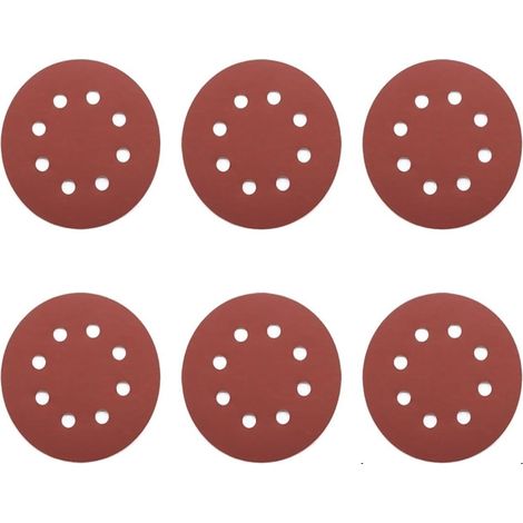 Polisseuse de Ponceuse orbitale à Paume à air aléatoire for Outil électrique pneumatique à Tampon de 5 Pouces 125mm(50Pcs Sandpaper Set) (1/5)