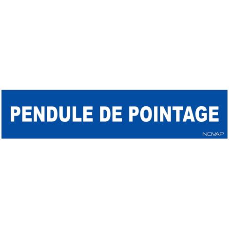 Panneau Pendule de pointage - Rigide 330x75mm - 4120591