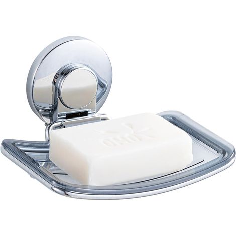 1 Porte Savon,Ventouse sans Perçage,Acier Inoxydable,Charge 5KG,Salle de Bain