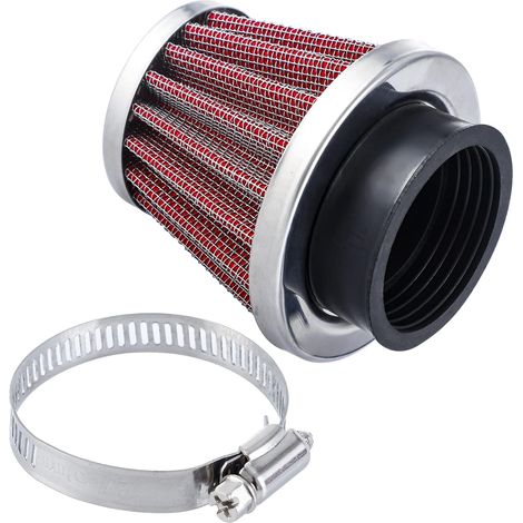 Filtro de aire: Filtro de aire de admisión directa de acero de doble capa. Filtros de combustible para motocicletas, scooters, ATV, motos de cross y pitbikes (38 mm, 39 mm, 40 mm). (1/5)