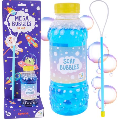 Set de jabón líquido Mega Cosmos Soap Bubbles con anillo y varilla 300247 (1/5)