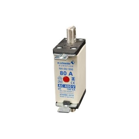 Fusible NH MI taille 000 80A 80 A NH