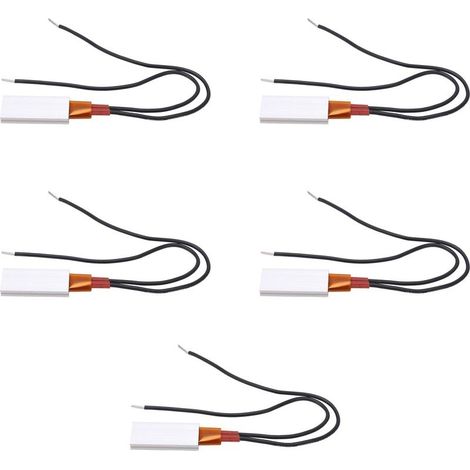 Élément chauffant PTC 220V, 5 pièces, Thermostat à température constante, plaque chauffante pour environnement humide (1/5)