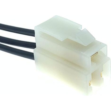 3-pin male/female automotive connector DJ7021-6.3-11/21, 6.3 mm plastic housing (1/4)