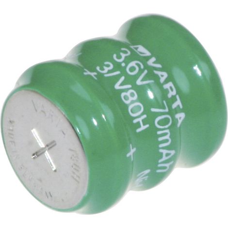 Varta V3/80H Knopfzellen-Akku 80H NiMH 80 mAh 3.6 V 1 St.