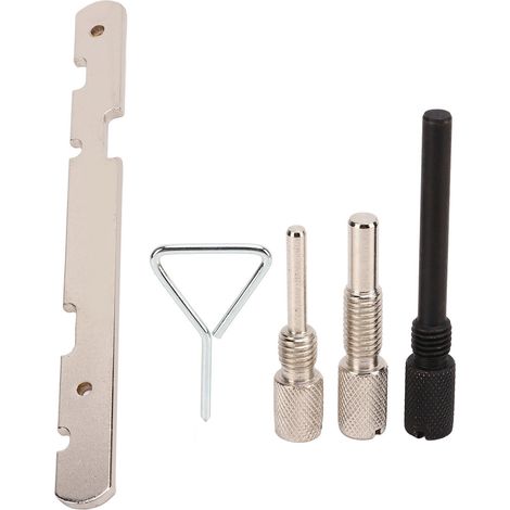 Kit de 5 outils de calage de distribution moteur avec blocage d'arbre à cames 303‑1054, outil de réparation automobile de rechange pour Ford C‑MAX Cougar Fiesta (1/5)
