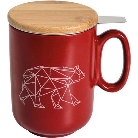 Table-et-Cook Origami Oso tisanière roja 450 ml
