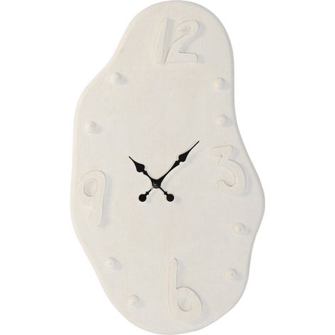 Reloj Mdf 60X4X100 Forma Envejecido Blanco (1/4)