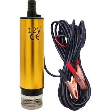 Pompe Submersible 12 V - Pompe De Transfert Carburant Eau Huile - Diamètre 38 Mm - Pour Utilisation Automobile Et Domestique - 1 Pièce (1/5)
