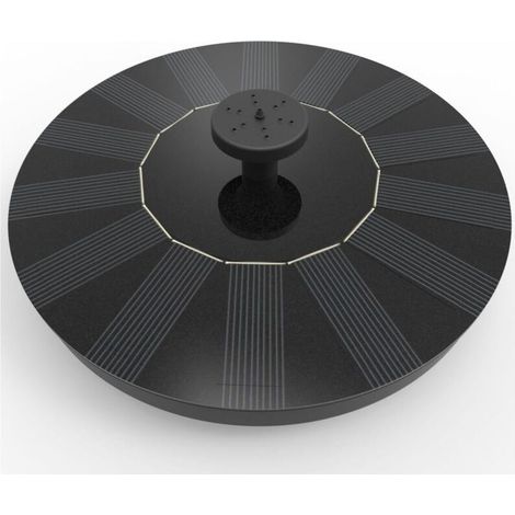 Fontaine de jardin, Solatec Fontaine Solaire Pompe à énergie Solaire 1,4 W - Pompe Submersible pour Bassin, Piscine, Jardin, Aquarium. (1/4)