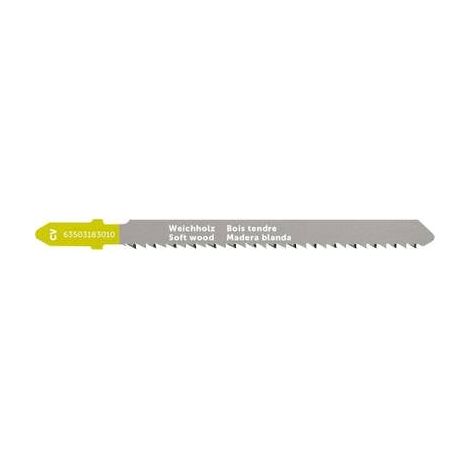 Fein 63503183010 Lame de scie sauteuse pour bois CV 75 T2.5 SW SC RV 5 pc(s) Y307543