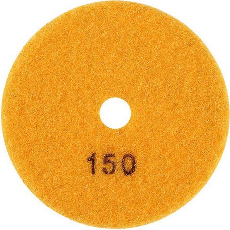 100 mm 4" Nass-Diamantpolierscheibe Polierpad für Granit Marmor Stein (Körnung 150)