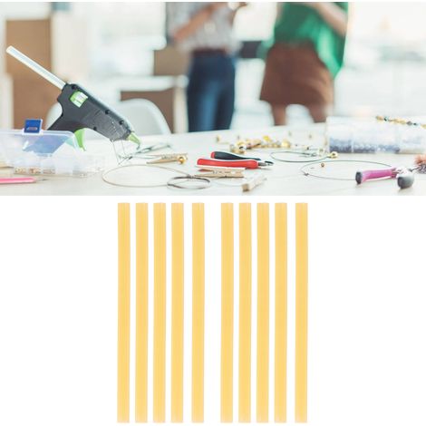 10 x Thermoklebesticks 11x200mm - Starke Haftung für Heimwerker- und Reparaturarbeiten (Heißklebepistole 60W)