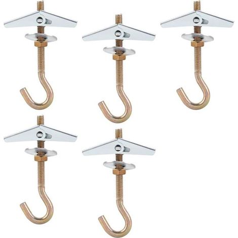 Lot de 5 Crochets Plafond M6 85mm, Fixation pour Luminaires Aucunely (1/5)
