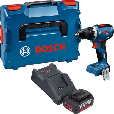 Perceuse-visseuse sans fil Bosch GSR 18V-65 Professional 18 V 63 Nm Brushless + 1 batterie 4,0 Ah + chargeur + L-Boxx