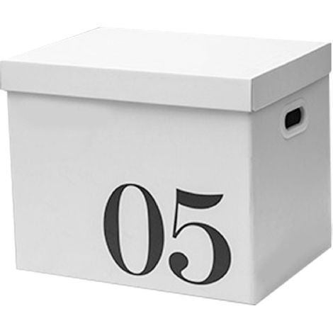 Boîte de rangement en carton grande capacité, boîte de rangement en papier ondulé pour déménagement, boîte à jouets pour dortoir n° 5 (1/5)